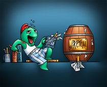 Sketchoholic Mascot by rapounzelle