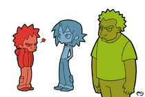 Kid character design by AnnaJ