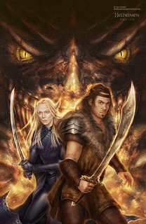 Deathsworn Arc book cover by isissousa