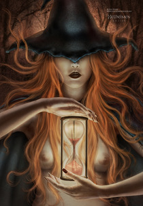 The witch and the hourglass by isissousa