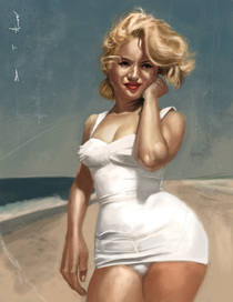 Marilyn Monroe by devonneamos