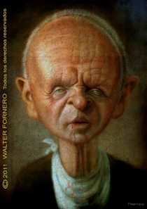 Anthony Hopkins (Hannibal) by waltino