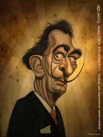 Salvador Dali by waltino