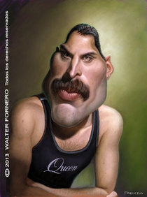 Freddie Mercury by waltino