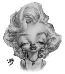 MARILYN MONROE by elmagodellapiz