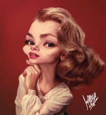 GRACE KELLY (*NEW TECHNIQUE* PAINTED WITH MOUSE) by elmagodellapiz