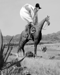 CLINT WALKER AS CHEYENNE (*NEW TECHNIQUE* PAINTED WITH MOUSE) by elmagodellapiz