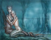 Mermaids by fernandomolinariArt