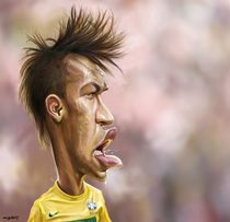Neymar by cast