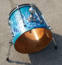 Blue flame drumkit! by BCGH