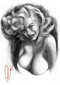 Jayne Mansfield by oddonkey