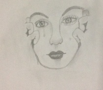 Crying beauty by Sketchoholic_apurva