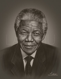 Nelson Mandela by Latchu