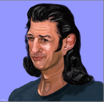 jeff goldblum by aluman