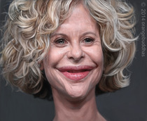 Meg ryan caricature portrait painting by orangebuddhas