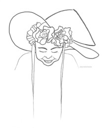 flower witch by zeynebdraws